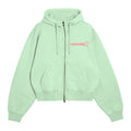 ZIP HOODIE - MINT // STRAWBERRY